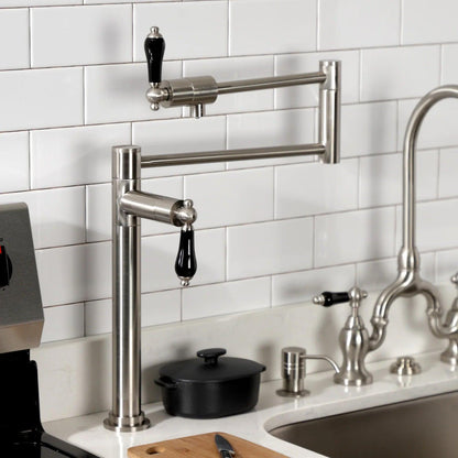 Duchess T Two-Handle 1-Hole Deck Mount Pot Filler/Kitchen Faucet