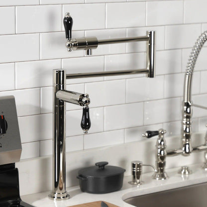 Duchess T Two-Handle 1-Hole Deck Mount Pot Filler/Kitchen Faucet