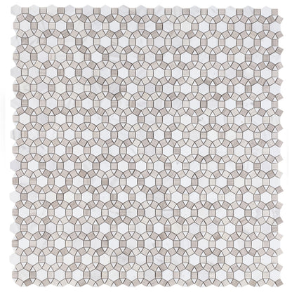 Elysium Tiles Aether Loft Polished 11.5" x 12" Mosaic Tile