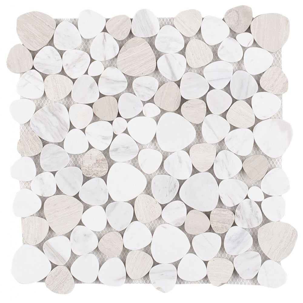 Elysium Tiles Aphrodite Loft 12" x 12" Marble Mosaic Tile