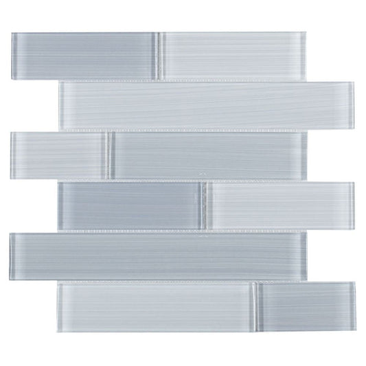 Elysium Tiles Casale Goose Multi Size 11.75" x 11.75" Glass Mosaic Tile