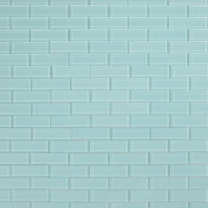 Elysium Tiles Casale Mint 11.75" x 11.75" Glass Mosaic Tile