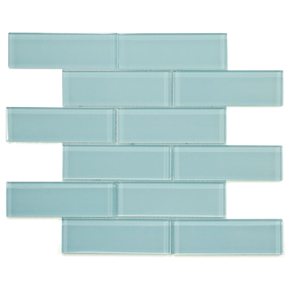 Elysium Tiles Casale Mint 11.75" x 11.75" Glass Mosaic Tile