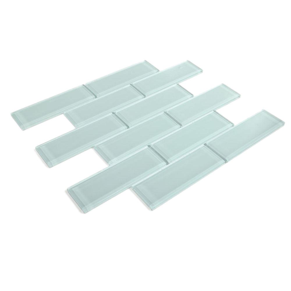 Elysium Tiles Casale Turquoise 11.75" x 11.75" Glass Mosaic Tile