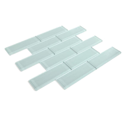 Elysium Tiles Casale Turquoise 11.75" x 11.75" Glass Mosaic Tile