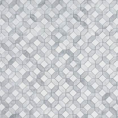 Elysium Tiles Eclipse Dusk 12" x 12" Marble Mosaic Tile