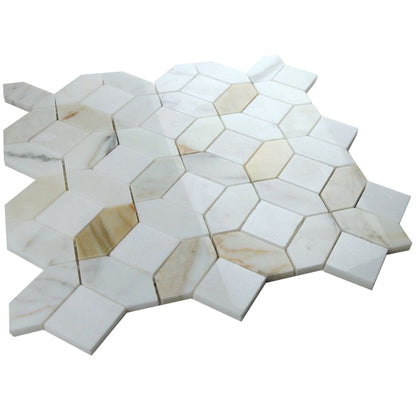 Elysium Tiles Eclipse Sun 12" x 12"Marble Mosaic Tile