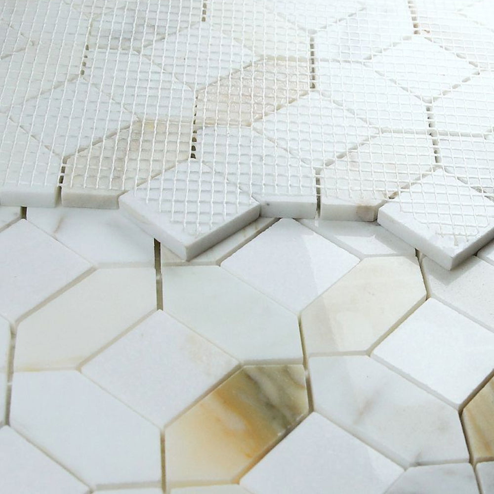 Elysium Tiles Eclipse Sun 12" x 12"Marble Mosaic Tile