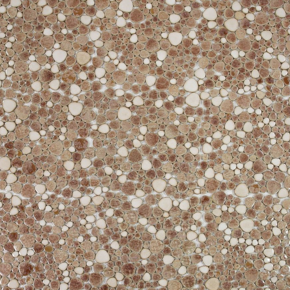 Elysium Tiles Growing Earth 11.5" x 11.5" Porcelain Mosaic Tile