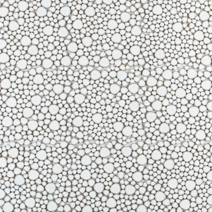 Elysium Tiles Growing Fancy White 11.5" x 11.5" Porcelain Mosaic Tile