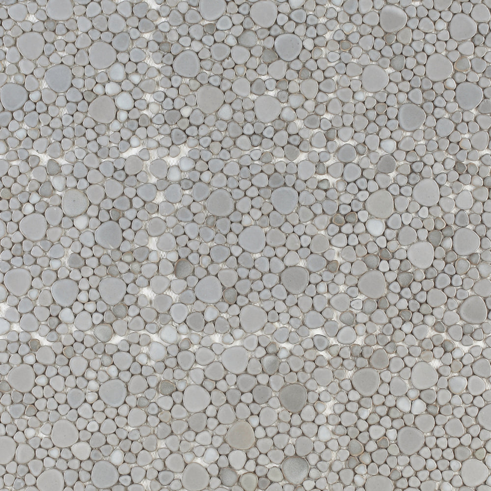 Elysium Tiles Growing Grey 11.5" x 11.5" Porcelain Mosaic Tile