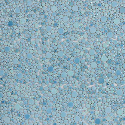 Elysium Tiles Growing Jewel Blue 11.5" x 11.5" Porcelain Mosaic Tile