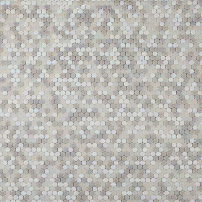 Elysium Tiles Inari Penny New 11.75" x 11.75" Glass Mosaic Tile