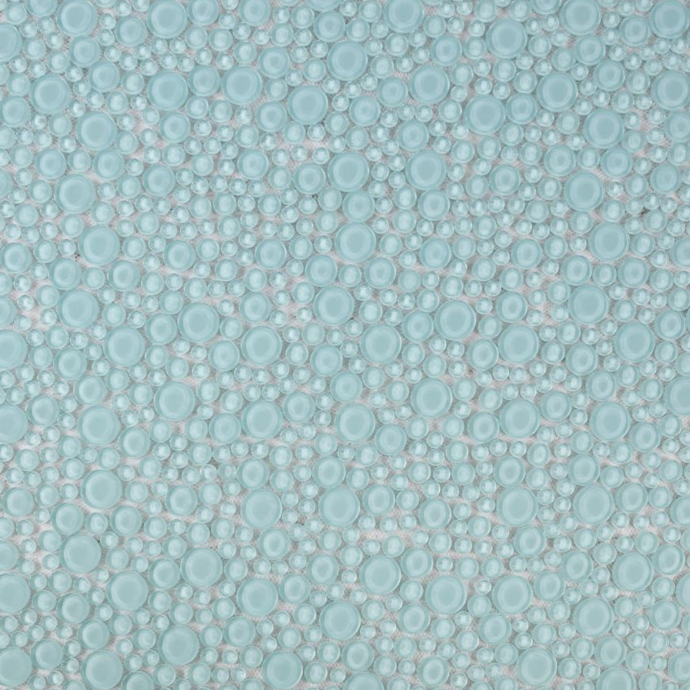 Elysium Tiles Lady Mint 10.75" x 10.75" Glass Mosaic Tile