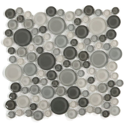 Elysium Tiles Lady Sea 10.75" x 10.75" Glass Mosaic Tile