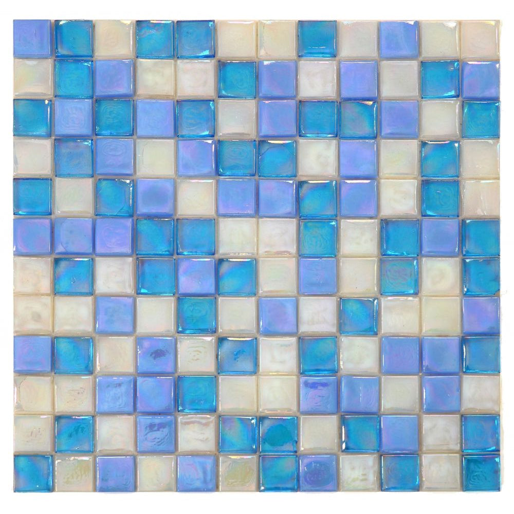 Elysium Tiles Laguna Beach Square 11.75" x 11.75" Glass Mosaic Tile