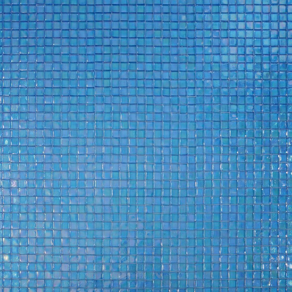 Elysium Tiles Laguna Fancy Blue 11.75" x 11.75" Glass Mosaic Tile