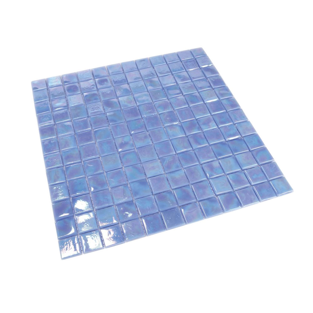 Elysium Tiles Laguna Iris Square 11.75" x 11.75" Glass Mosaic Tile