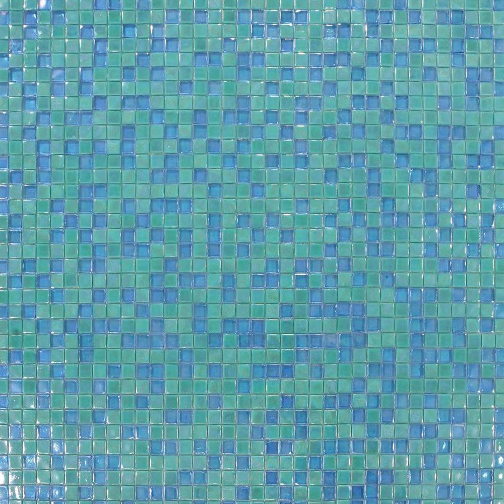 Elysium Tiles Laguna Lake Square 11.75" x 11.75" Glass Mosaic Tile