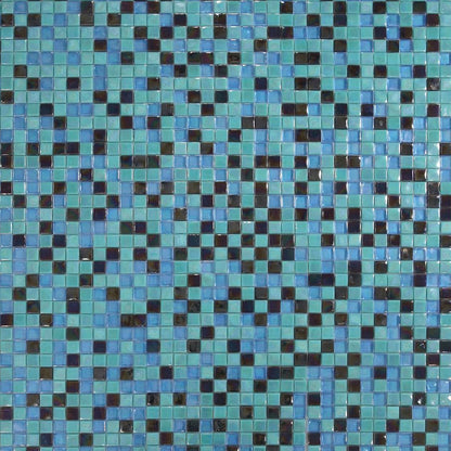 Elysium Tiles Laguna Mermaid Square 11.75" x 11.75" Glass Mosaic Tile