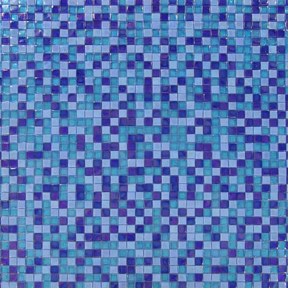 Elysium Tiles Laguna Ocean Square 11.75" x 11.75" Glass Mosaic Tile