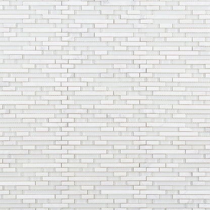 Elysium Tiles Linear Victory 11.75" x 12" Mosaic Tile