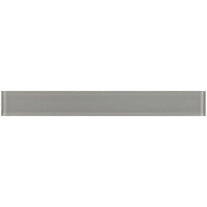 Elysium Tiles MIA Grey Glossy 2" x 16" Subway Tile