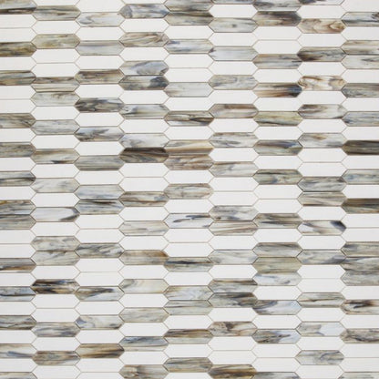 Elysium Tiles Newport Arrow Dawn 10.25" x 12.5" Mosaic Tile