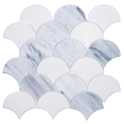 Elysium Tiles Newport Scale Loft 9.5" x 9.75" Mosaic Tile