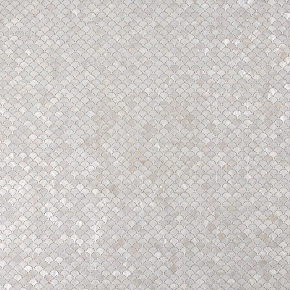 Elysium Tiles Pearl White Scale 11.75