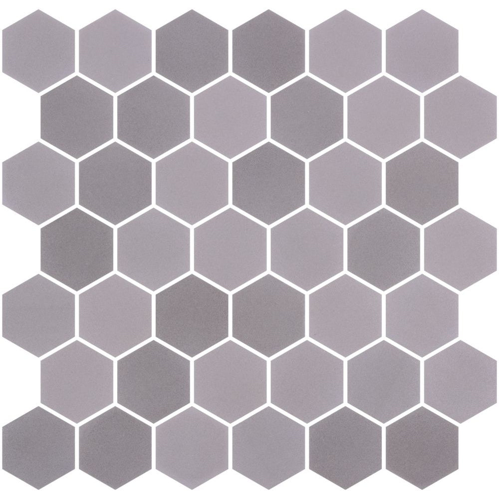 Elysium Tiles Stoneblend XL Light Brun 11.25" x 11.25" Recycled Glass Mosaic Tile