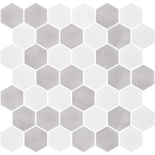 Elysium Tiles Stoneblend XL Soft 11.25" x 11.25" Recycled Glass Mosaic Tile