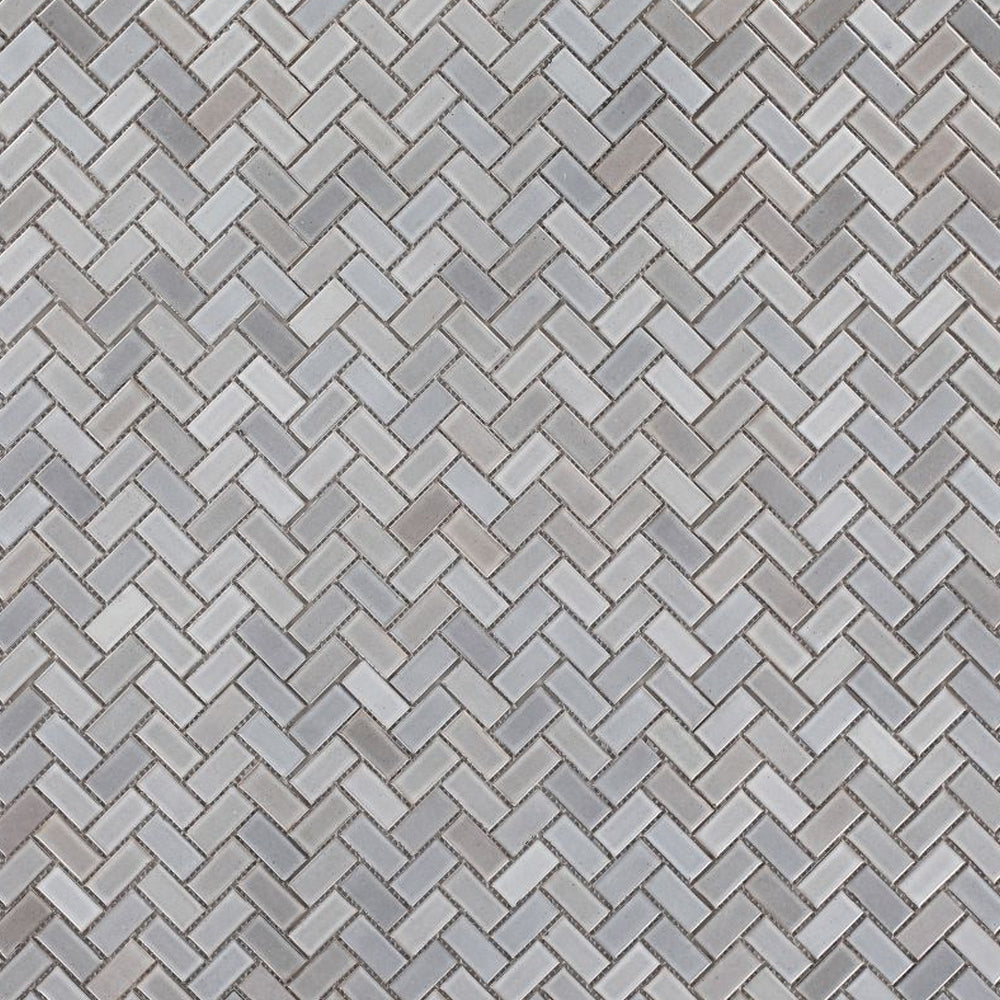 Elysium Tiles Tango Grey 9.5" x 11" Porcelain Mosaic Tile