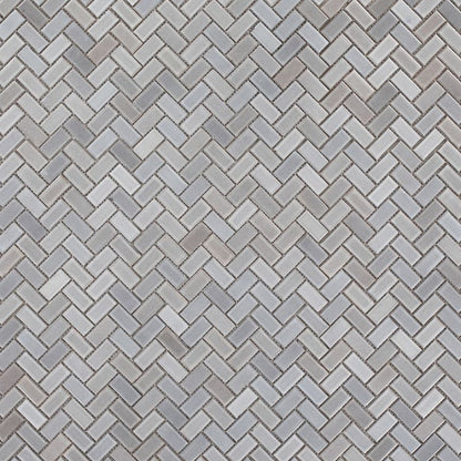 Elysium Tiles Tango Grey 9.5" x 11" Porcelain Mosaic Tile