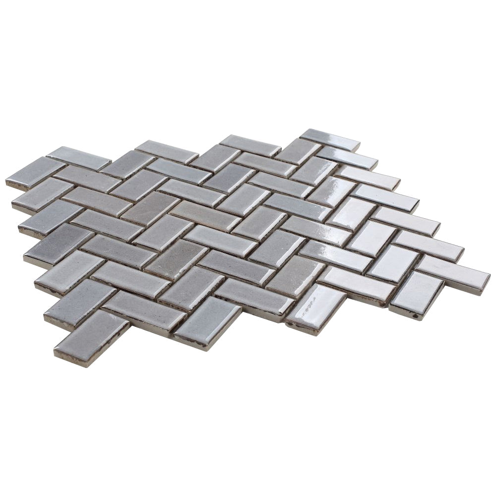 Elysium Tiles Tango Grey 9.5" x 11" Porcelain Mosaic Tile