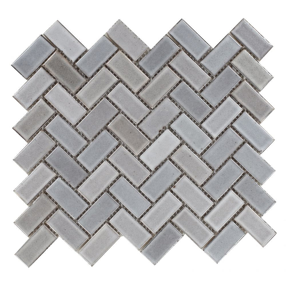 Elysium Tiles Tango Grey 9.5" x 11" Porcelain Mosaic Tile