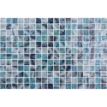 Elysium Tiles Vanguard Borneo 12.25" x 18.5" Recycled Glass Mosaic Tile