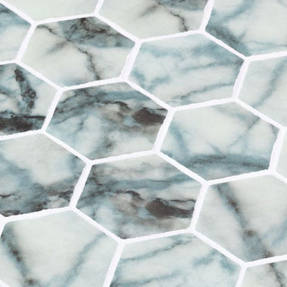 Elysium Tiles Vanguard Hex XL Azul 11.25" x 11.25" Mosaic Tile