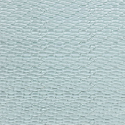 Elysium Tiles Water Turquoise 11.5" x 12.25" Glass Mosaic Tile