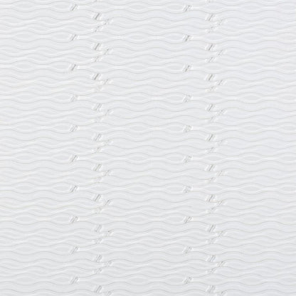 Elysium Tiles Water White Glass 11.5" x 12.5" Glass Mosaic Tile