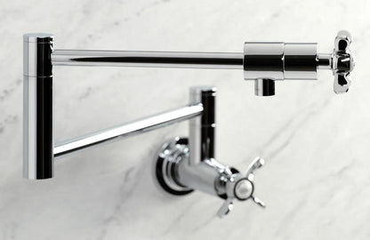 Essex E Two-Handle 1-Hole Wall Mount Pot Filler/Kitchen Faucet