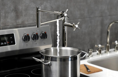 Essex F Two-Handle 1-Hole Deck Mount Pot Filler/Kitchen Faucet