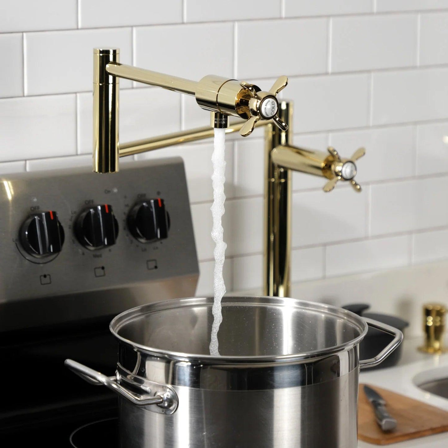 Essex F Two-Handle 1-Hole Deck Mount Pot Filler/Kitchen Faucet