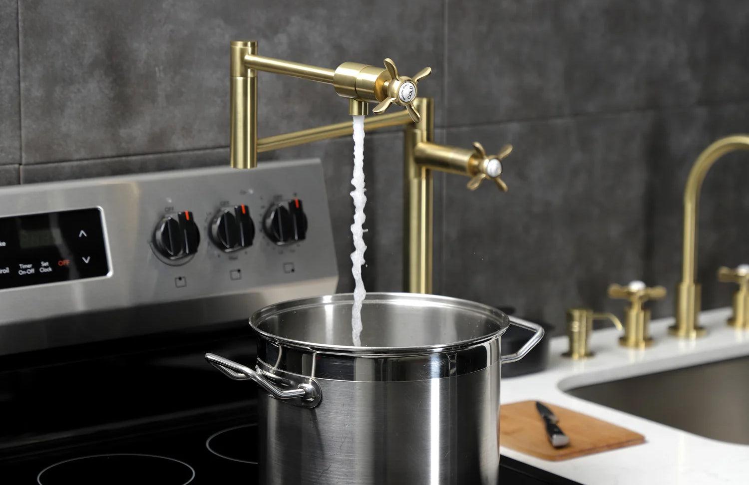 Essex F Two-Handle 1-Hole Deck Mount Pot Filler/Kitchen Faucet