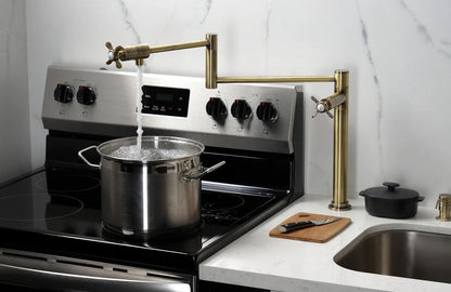 Essex F Two-Handle 1-Hole Deck Mount Pot Filler/Kitchen Faucet