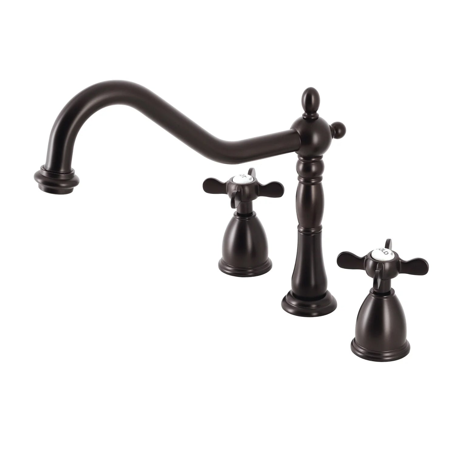 Essex G Two-Handle 3-Hole Deck Mount Widespread Kitchen Faucet