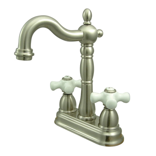 Heritage D Two-Handle 2-Hole Deck Mount Bar Faucet