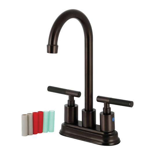 Kaiser C Two-Handle 2-Hole Deck Mount Bar Faucet