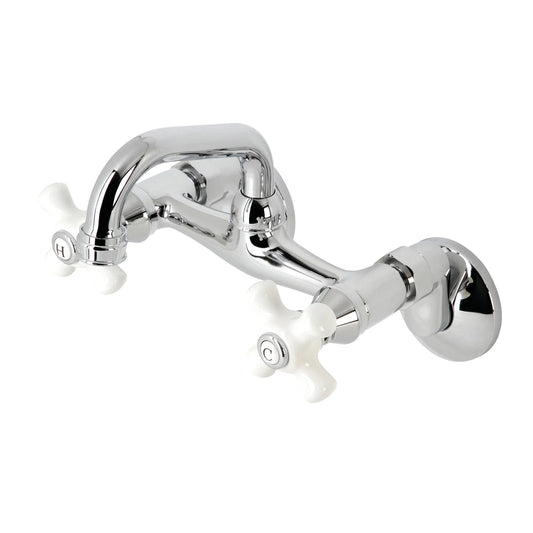 Kingston C Two-Handle 2-Hole Wall Mount Bar Faucet