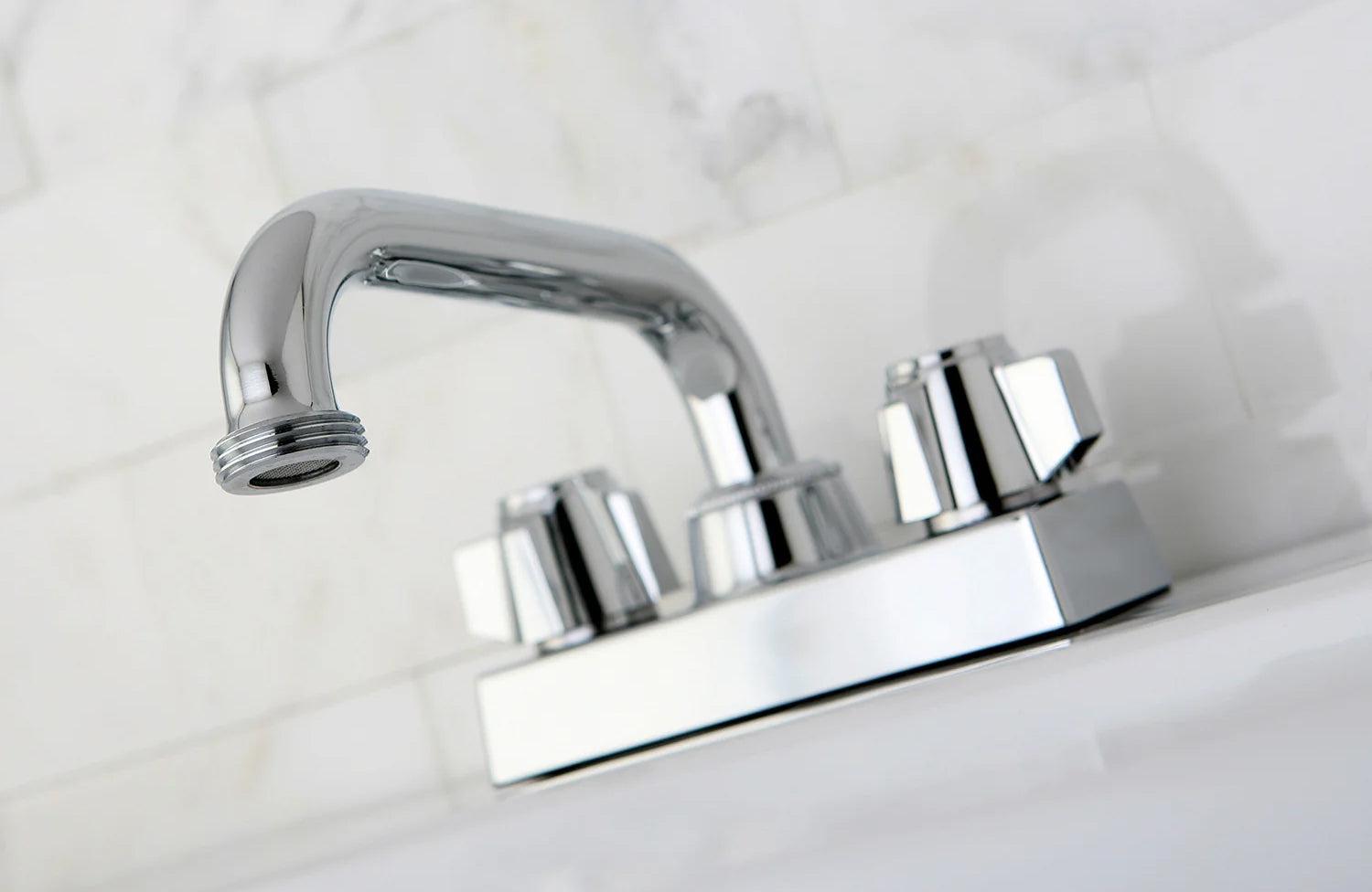 London Two-Handle 2-Hole Deck Mount Laundry Faucet